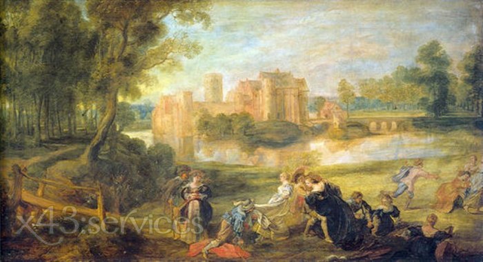 Peter Paul Rubens - Schlossgarten - Castle Garden